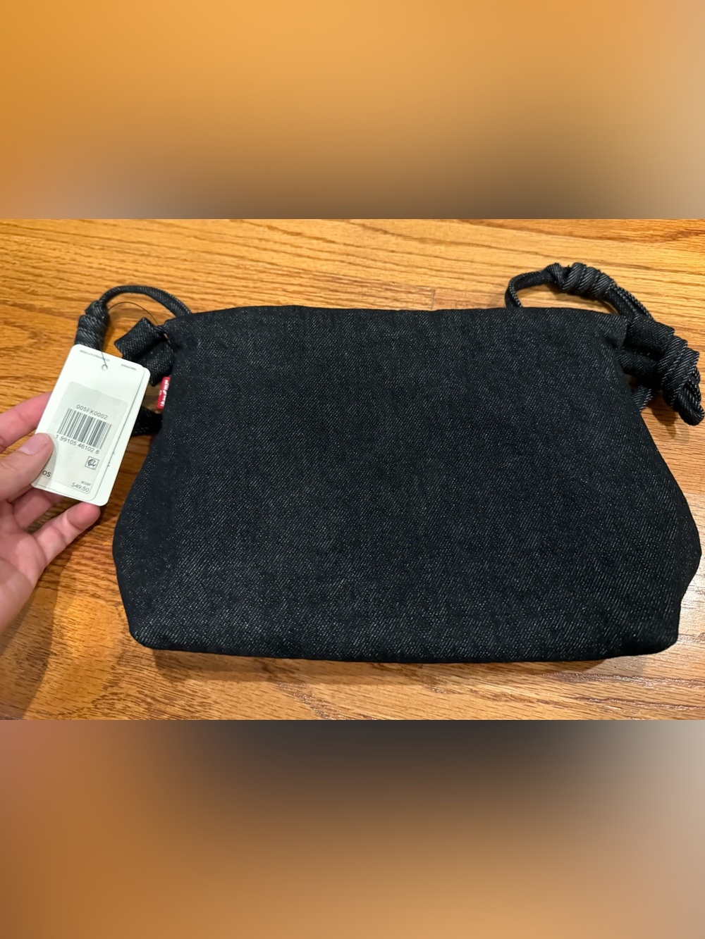 Levi's Isabel Crossbody Purse- Black Denim, new with tags